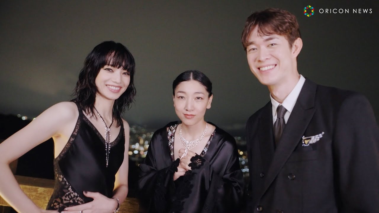 小松菜奈、安藤サクラ、宮沢氷魚がシャネル新作ハイジュエリーをまとって登場！