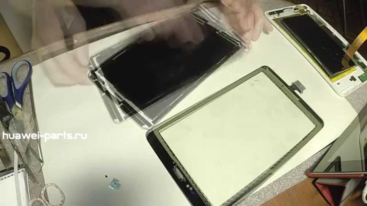 Замена тачскрина Huawei Mediapad T1 S8 701 (cambiar pantalla / replacing the touchscreen)