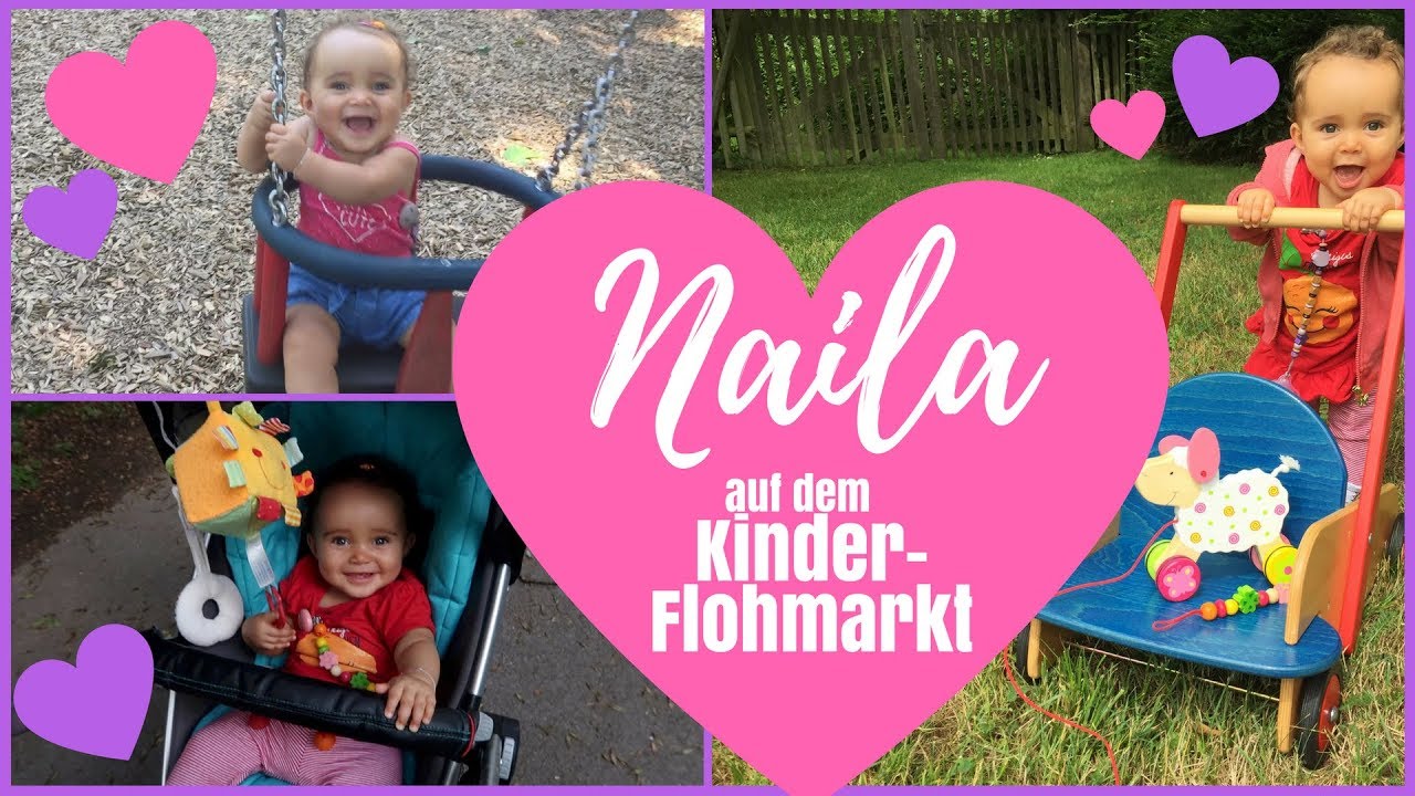 Deutschland Vlog • NAILA AUF DEM KINDERFLOHMARKT • Second Hand Spielzeug #VLOG39 GoodMorningFlorence