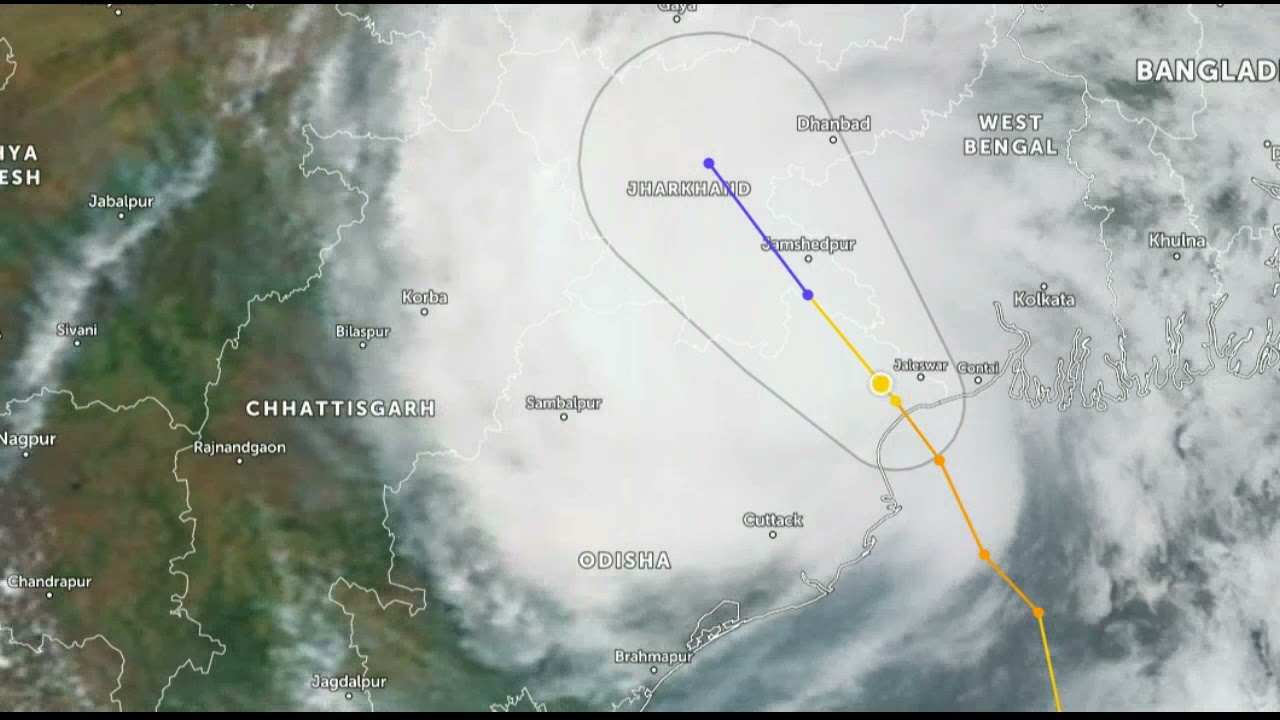 Cyclone Yaas Live Satellite Update 27-may-2021