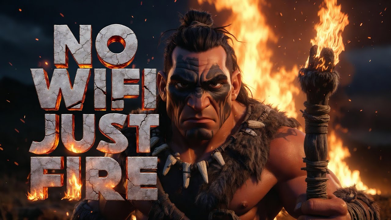 NO WIFI, JUST FIRE 🔥 | Stone Age Rap Anthem
