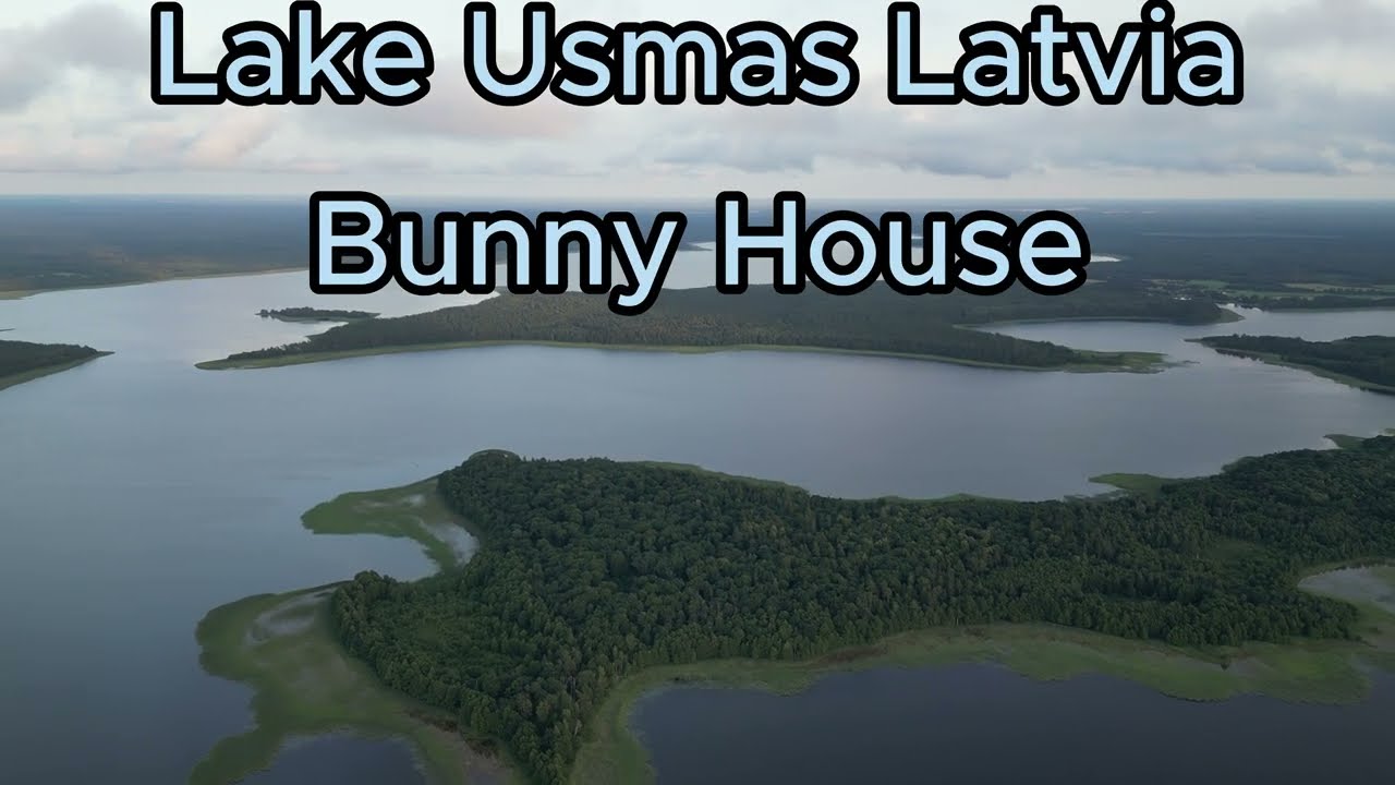 Lake Usma Latvia . Usmas ezers Latvija.  Озеро Усма Латвия.4K