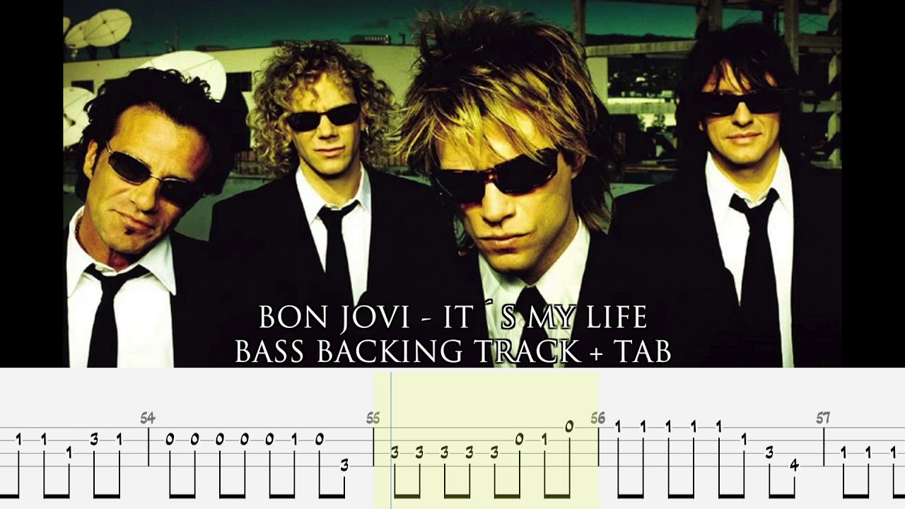 BON JOVI - It´s my life [BASSLESS BACKING TRACK + TAB]
