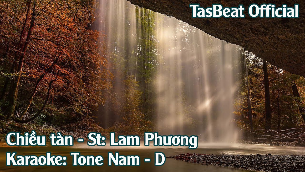 Karaoke Chiều Tàn - Tone Nam | TAS BEAT