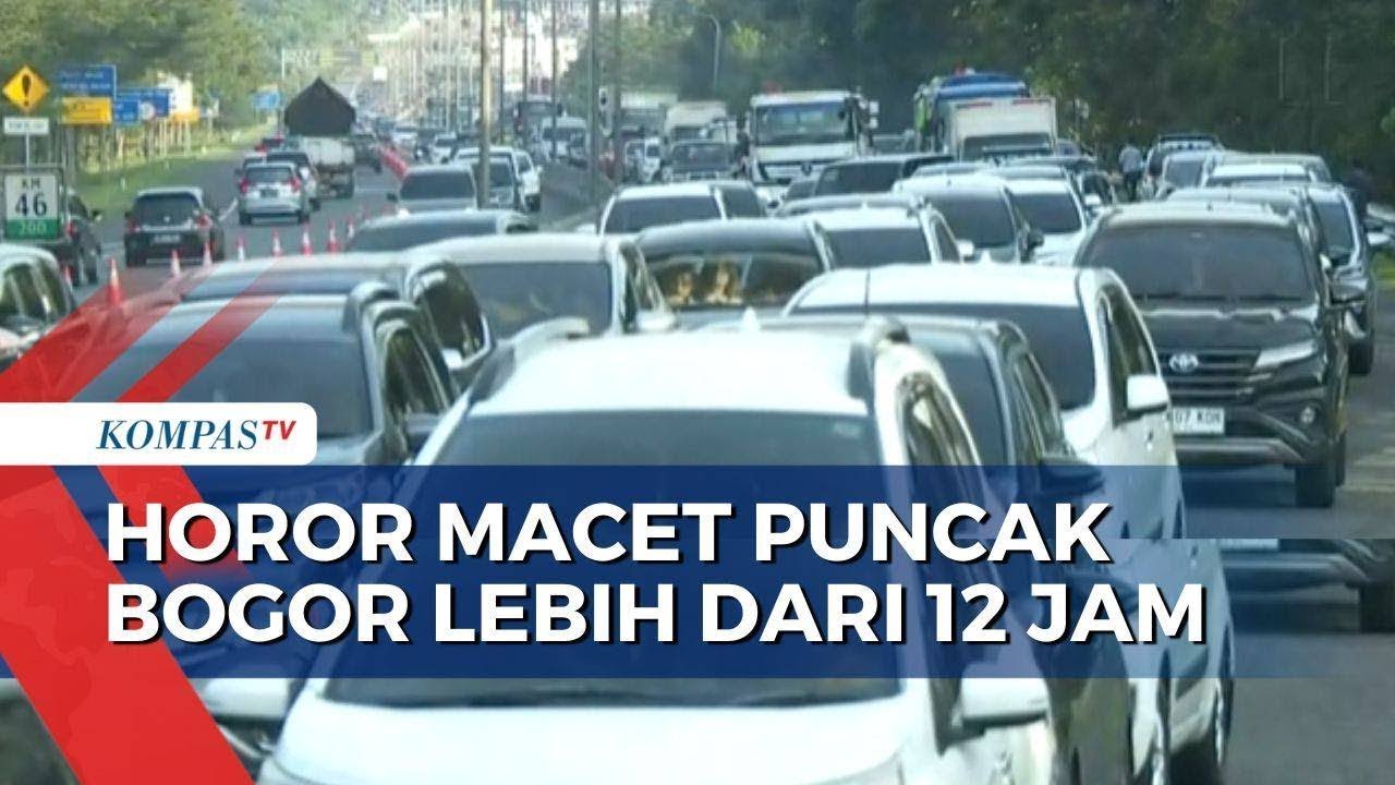 Kendaraan Terjebak di Arah Jalur Wisata Gunung Mas saat Macet Lebih dari 12 Jam di Puncak