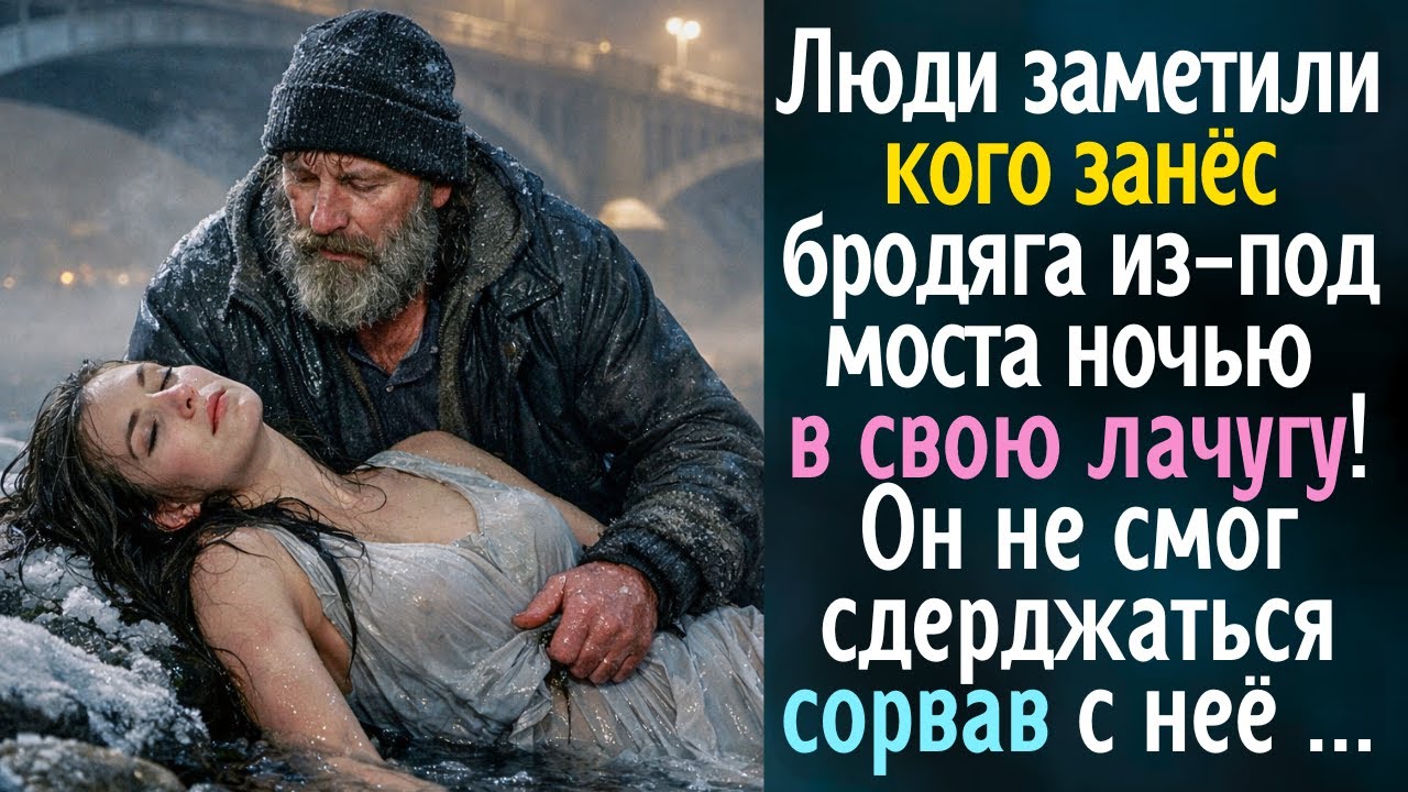 Люди заметили - кого занёс бродяга из-под моста ночью в свой дом! Он не сдерджался, когда сорвал ...