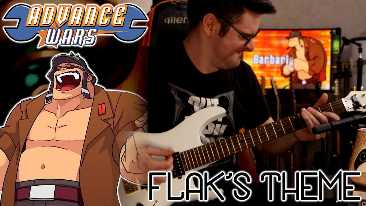 Advance Wars - Flak's Theme (Metal Guitar Cover)