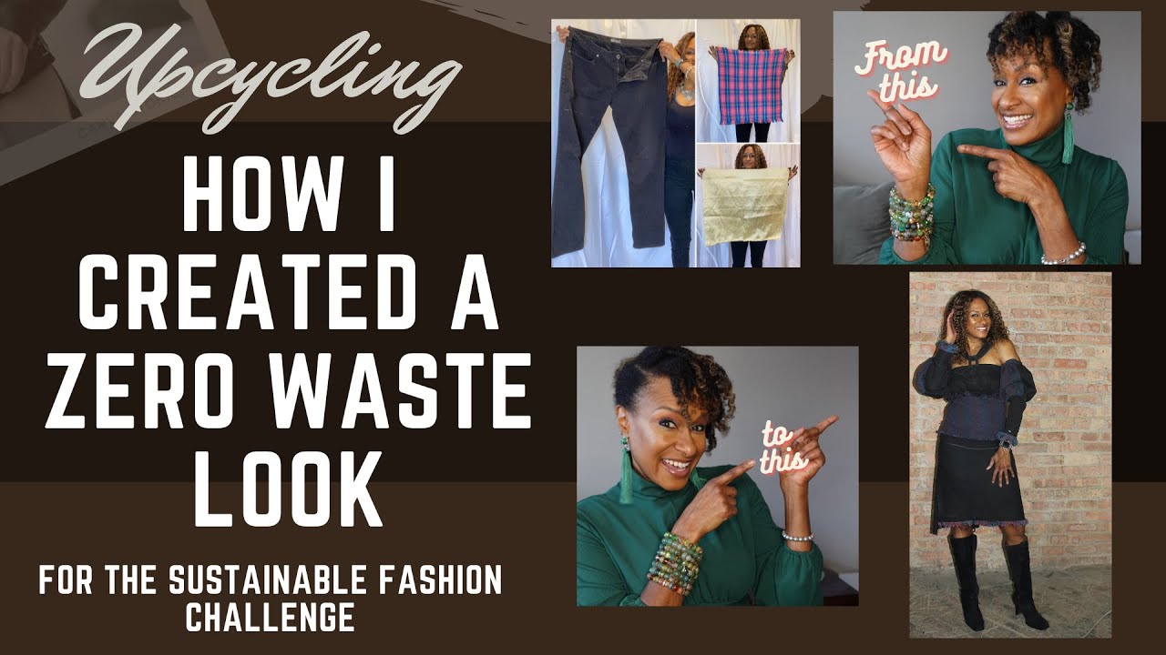 Sustainable Fashion Challenge Part 1 | My Journey |  Upcycling | It's a process