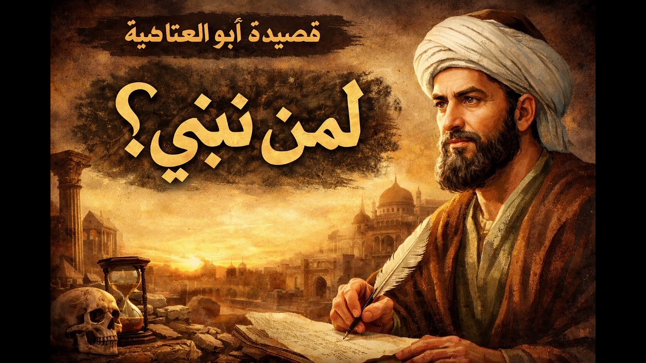 رائعة أبو العتاهية لدوا للموت و ابنوا للخراب #شعر #شعراء #قصيدة #قصائد #شعراء_الجنوب 