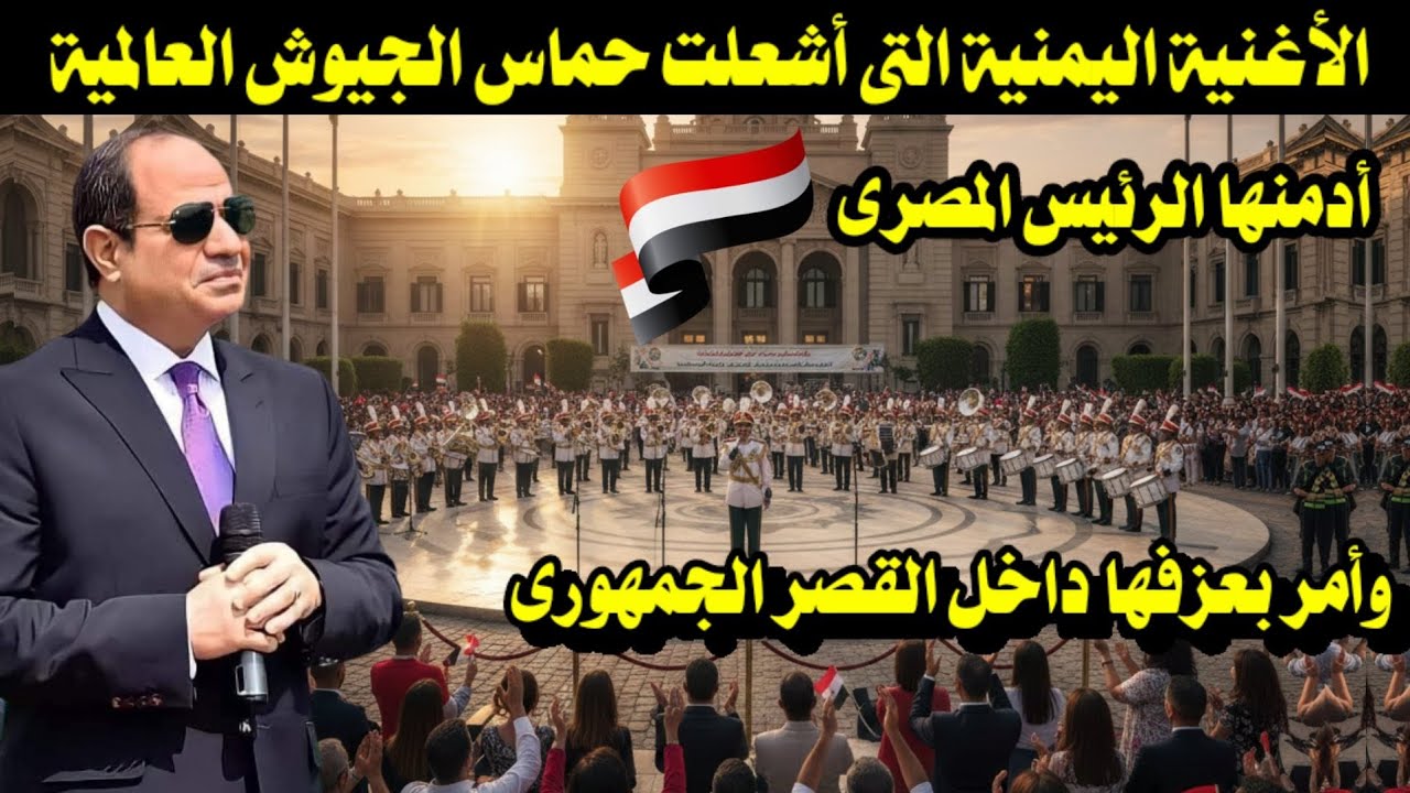 الأغنية اليمنية التى أشعلت حماس الجيوش العالمية أدمنها الرئيس المصرى وأمر بعزفها داخل القصر الجمهورى