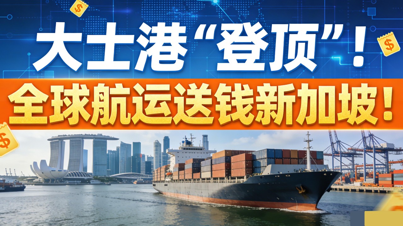 涨价也要抢！新加坡大士港2026“登顶”：新加坡如何靠一套算法，让全球航运不得不多付钱？