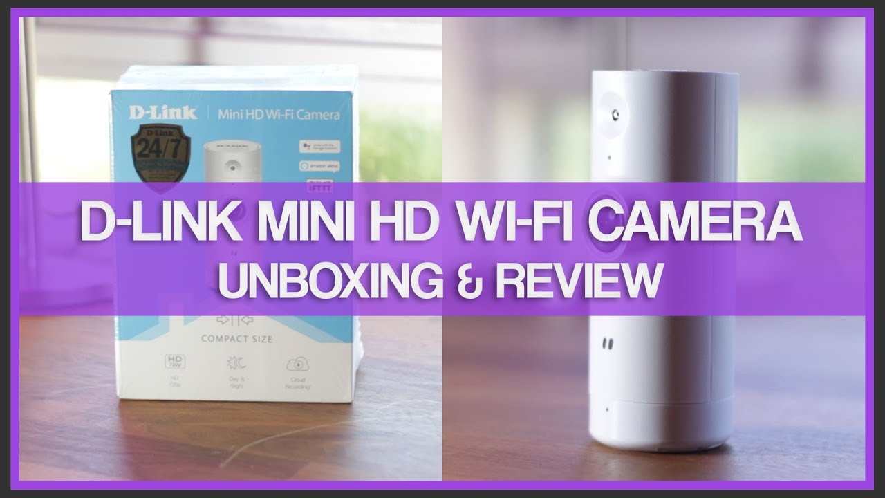 D-Link Mini HD Wi-Fi Camera (DCS-8000LH) - Unboxing & Review