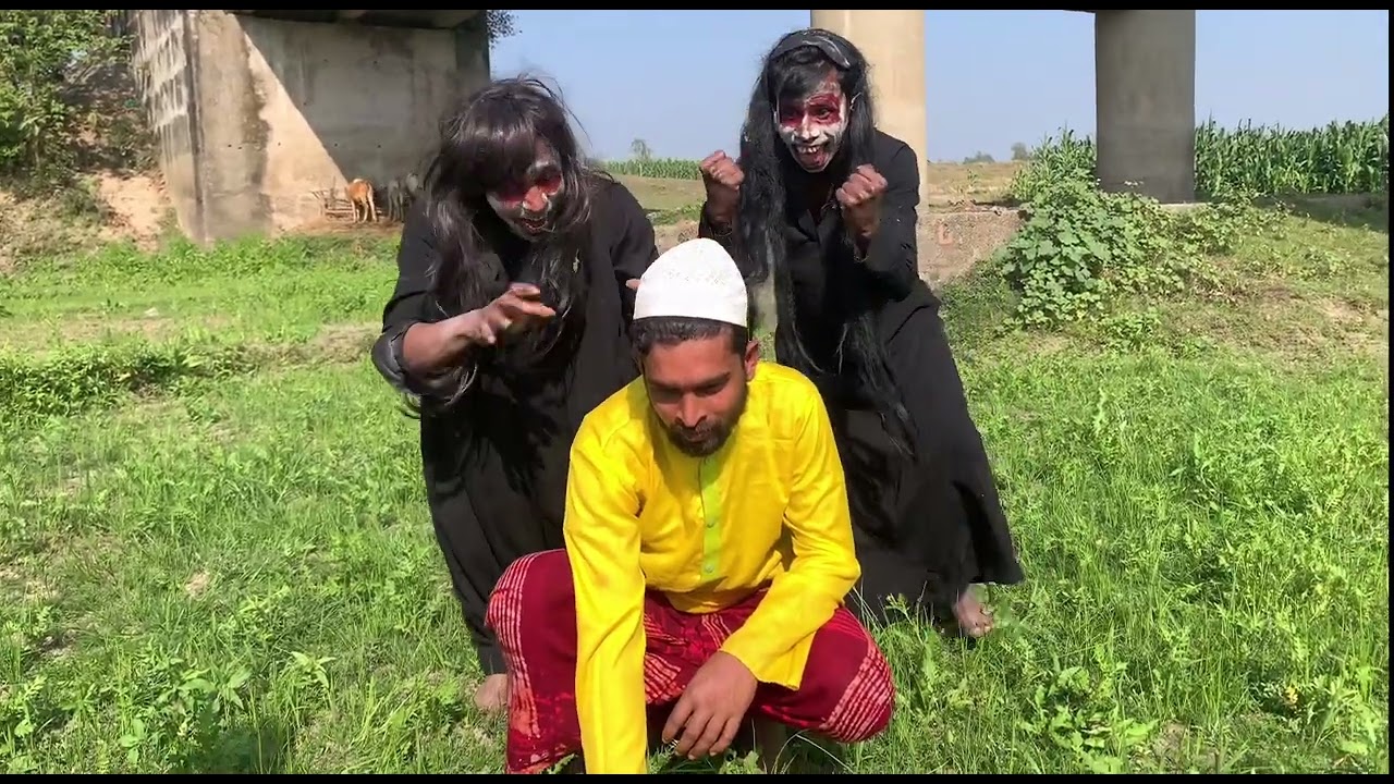 শয়তান কিভাবে নামাজে বাঁধা দেয়।ghost hunter l comedy all video