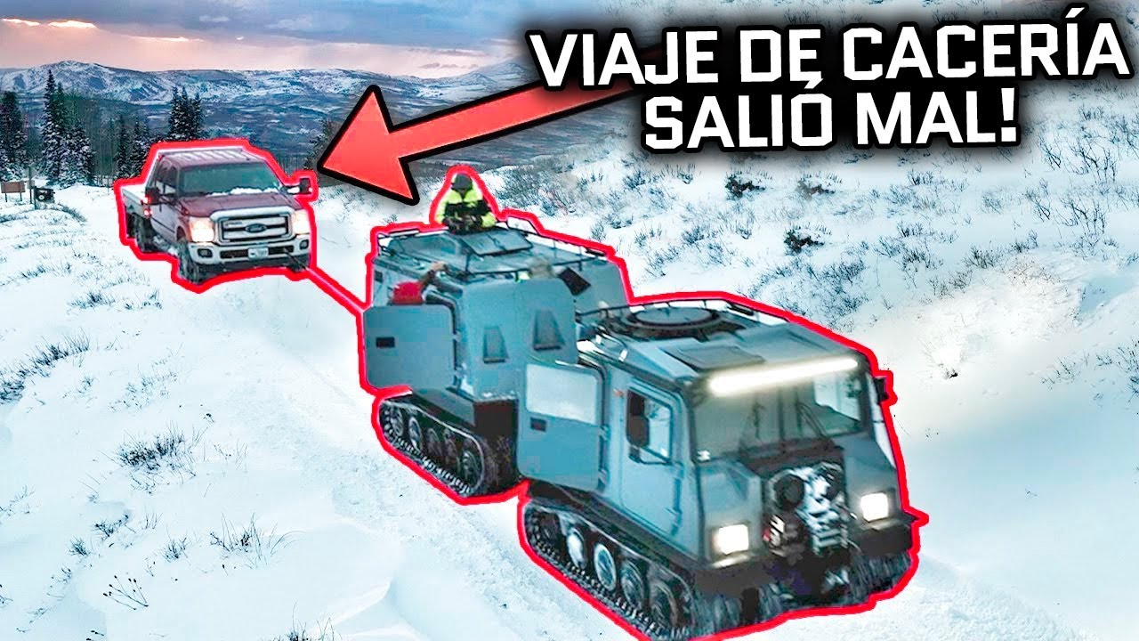 ¡CAZADORES DE ALCES RESCATADOS! ¡Tres camiones y remolques de caballos varados en una ventisca!