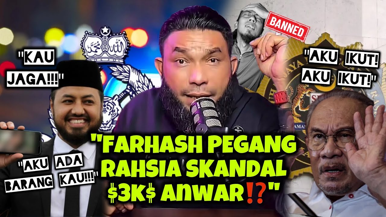 TAK SANGKA! Ini Sebab Anwar, PDRM & SPRM Dikawal Farhash❓Sir Azri