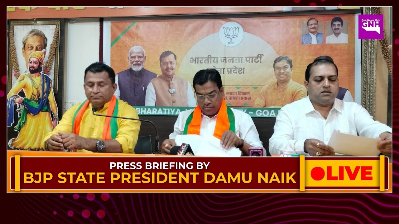 PRESS CONFERENCE BY BJP STATE PRESIDENT DAMU NAIK | 07/03/2026  |🔴GNH_ LIVE