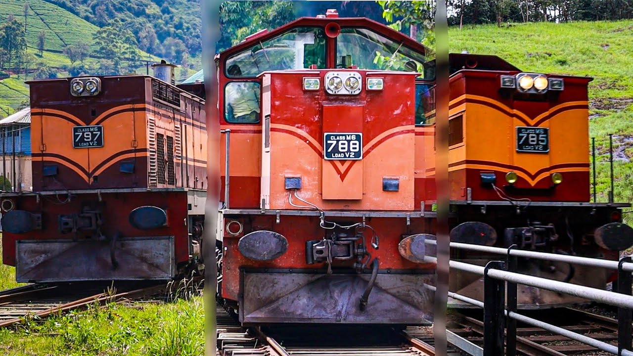 Sri lanka Railways Class M6 ICE livery Locomotive compilation | Class M6 785|788|797