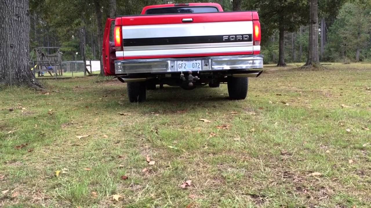 1996 F150 5.8L (351) Straight Piped (No Cat No Muffler)
