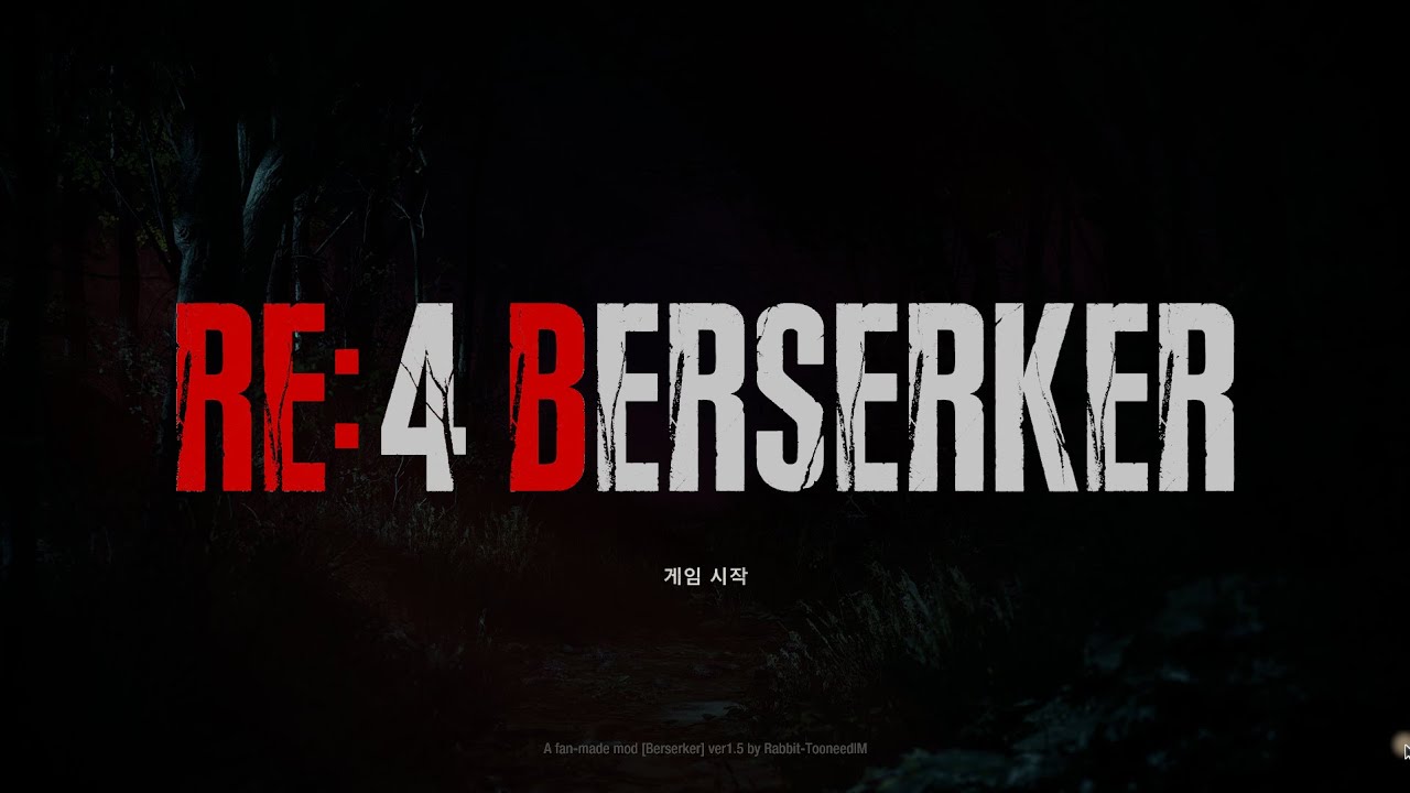 Resident Evil 4re Berseker Mod New Game(no cheat, Kill all Enermy) 3