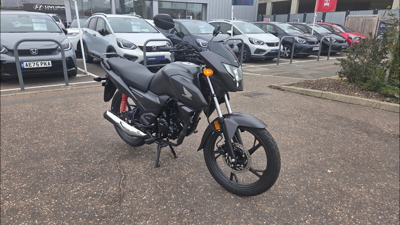 2026 HONDA CB125F — матовый серый металлик AXIS