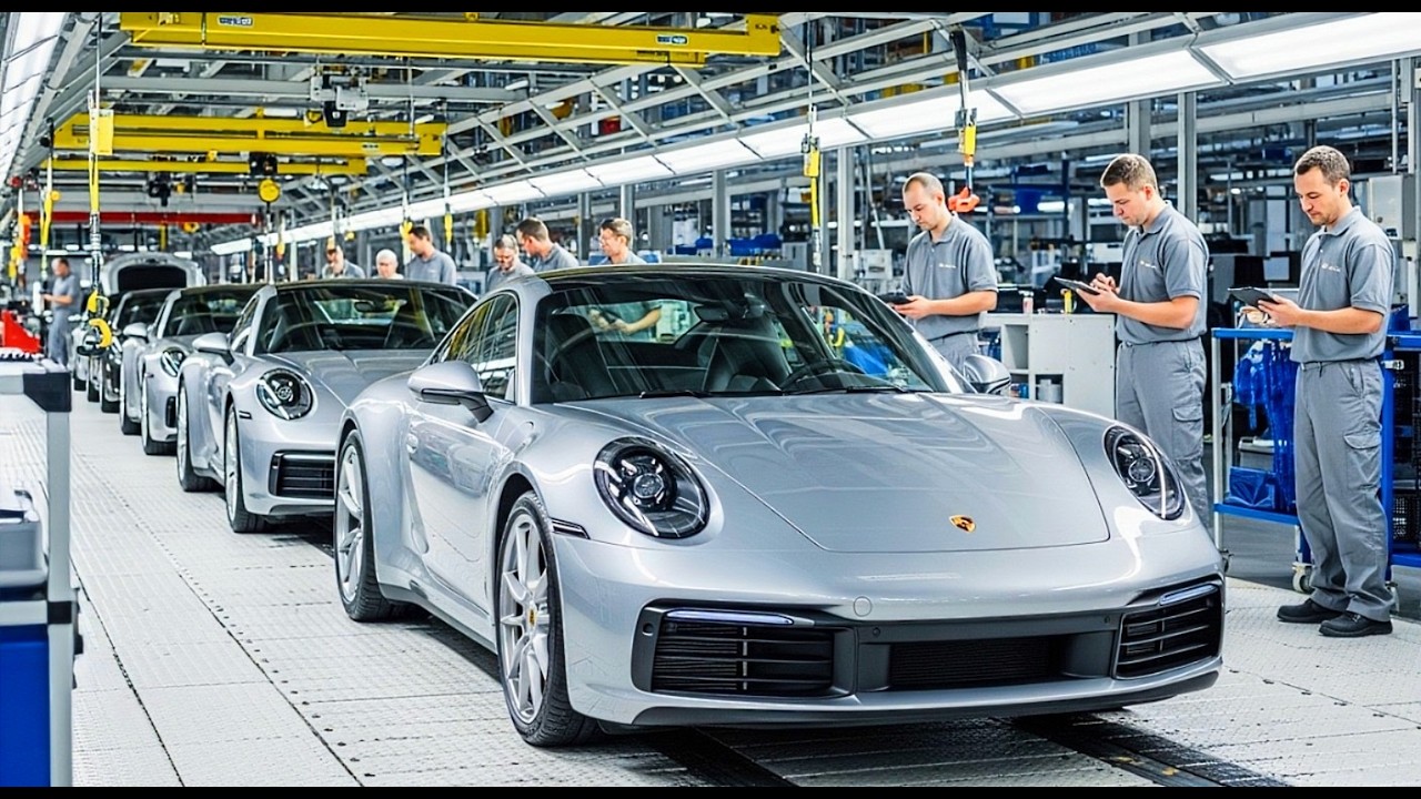 Inside the Porsche 911 Factory | How Iconic Sports Cars Are Built (Full Process)