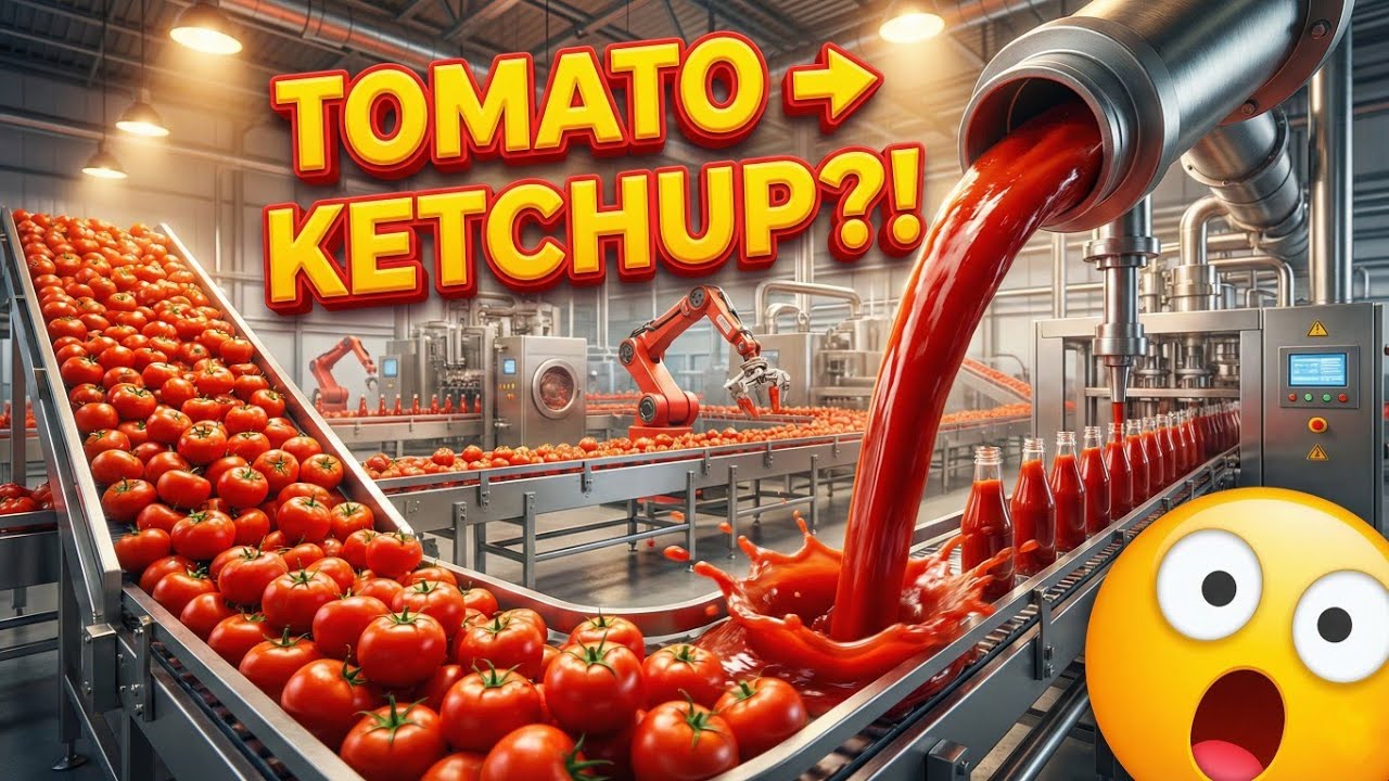 Inside Kissan Tomato Ketchup Factory | How Kissan Tomato Ketchup Is Made | Full Factory Process