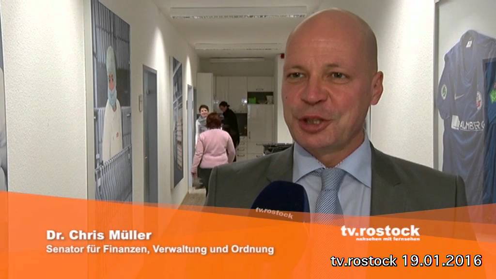 Die Rostocker   Besuch vom Finanzsenator