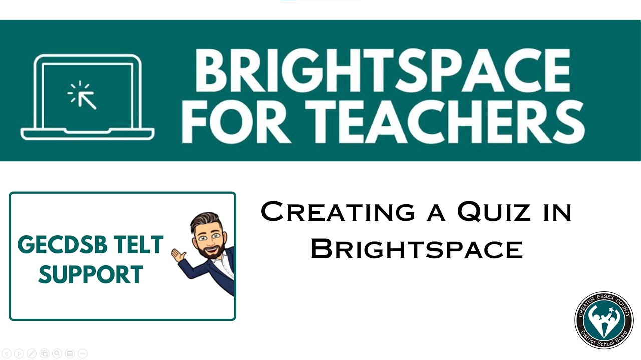 Create a Quiz in Brightspace