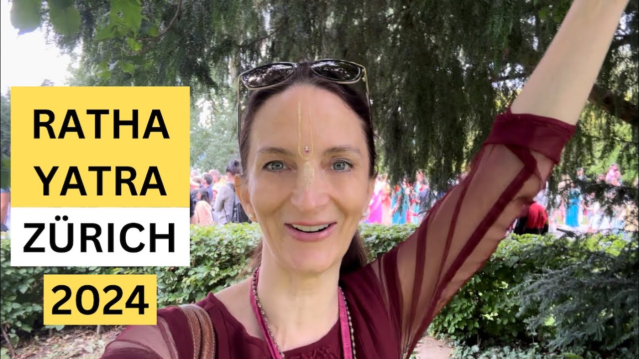 RATHA YATRA ISKCON 2024 ZURICH | THOUSANDS SINGING HARE KRISHNA with HH RADHANATH SWAMI 🚩 🤗