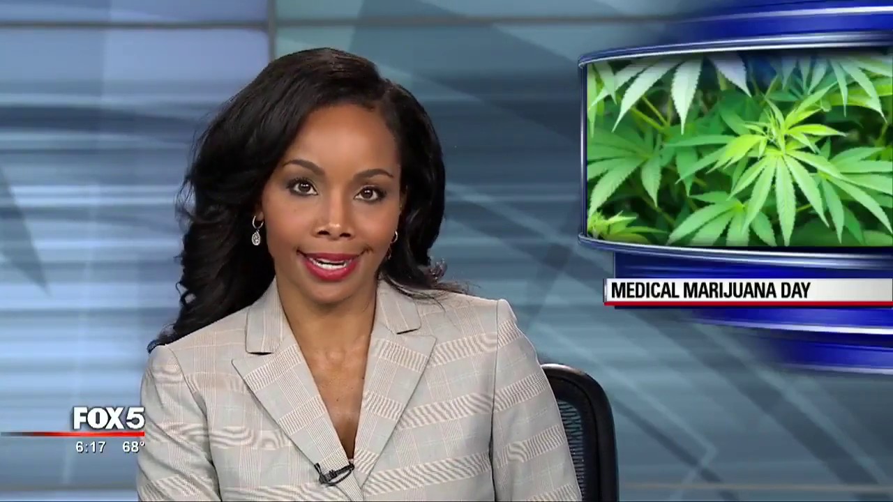 420 Medical marijuana day under Georgia gold dome. Covered by fox 5 Cynne Simpson
