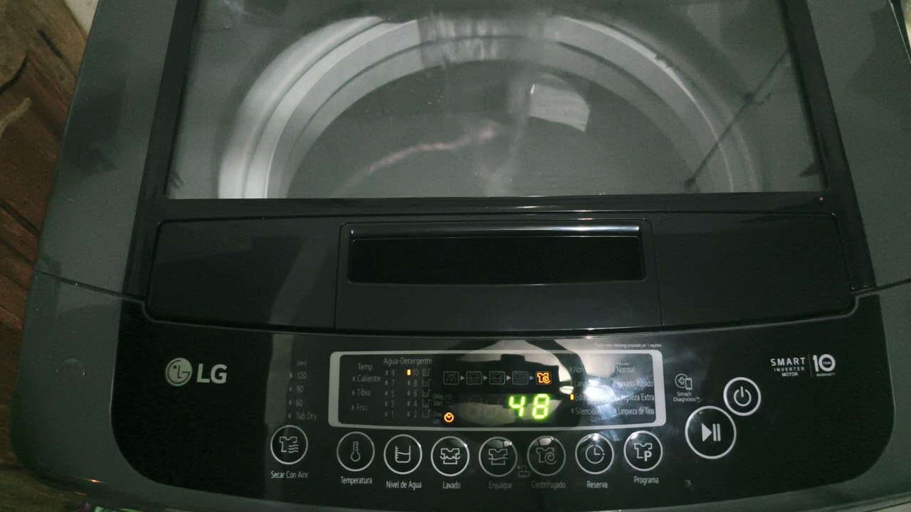 Lavadora LG Smart Inverter programa: Edredones parte 2/2