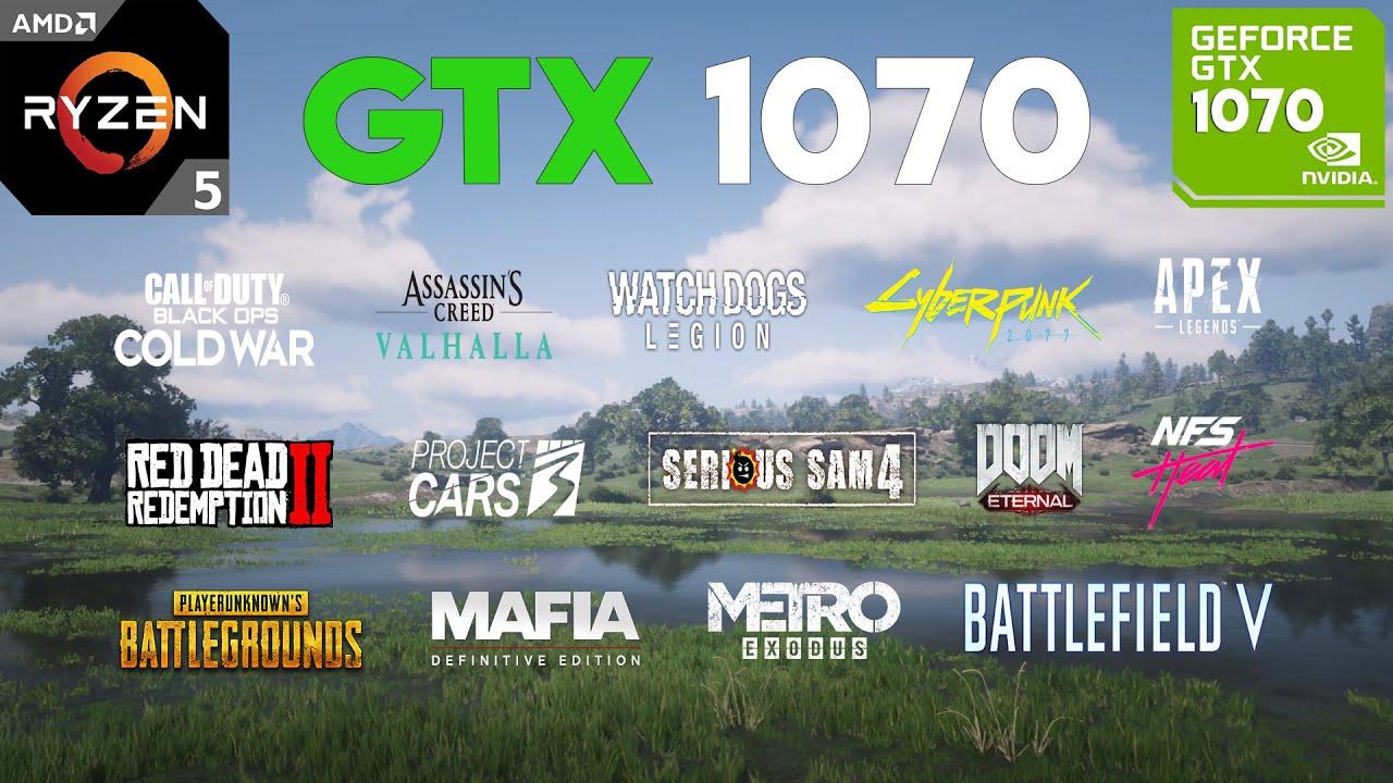GTX 1070 Test in 20 Games in 2021