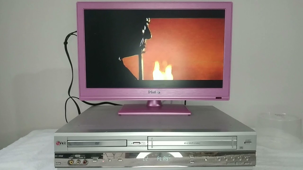COMBO VIDEO CASSETE E DVD LG DC 569B