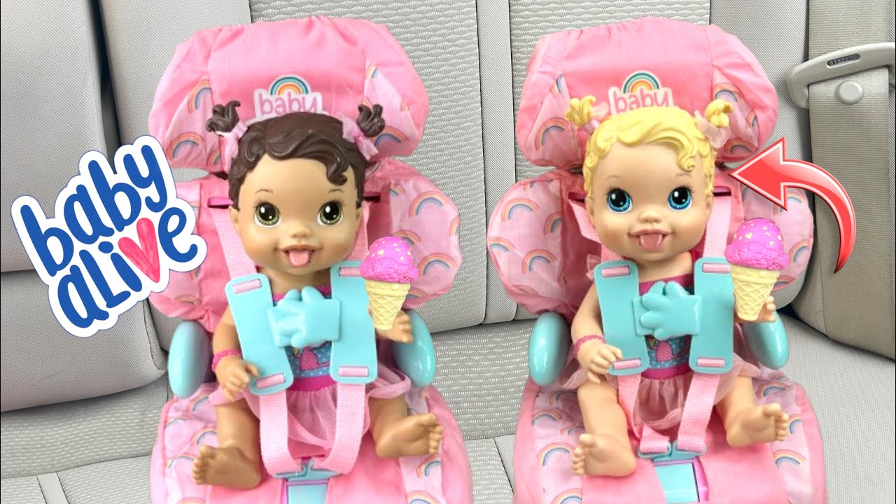 Куклы BABY ALIVE отправляются на прогулку 🛒 за покупками и в магазин мороженого🍦вкусное мороженое 😋