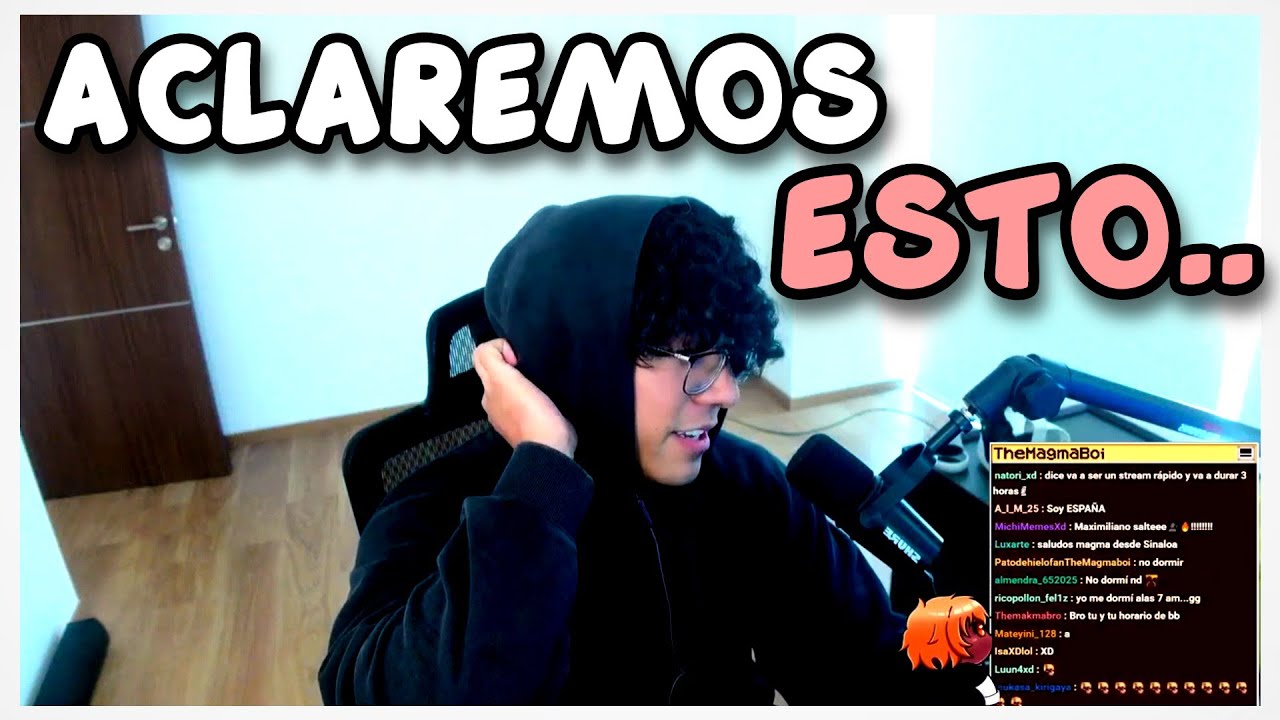 TheMagmaBoi HABLA seriamente con su comunidad
