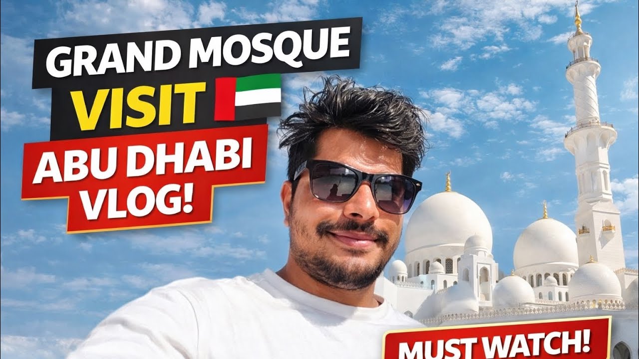 World’s Most Beautiful Mosque? Shaikh Zayed Grand Mosque ✨ | Abu dhabi 🇦🇪 Vlog