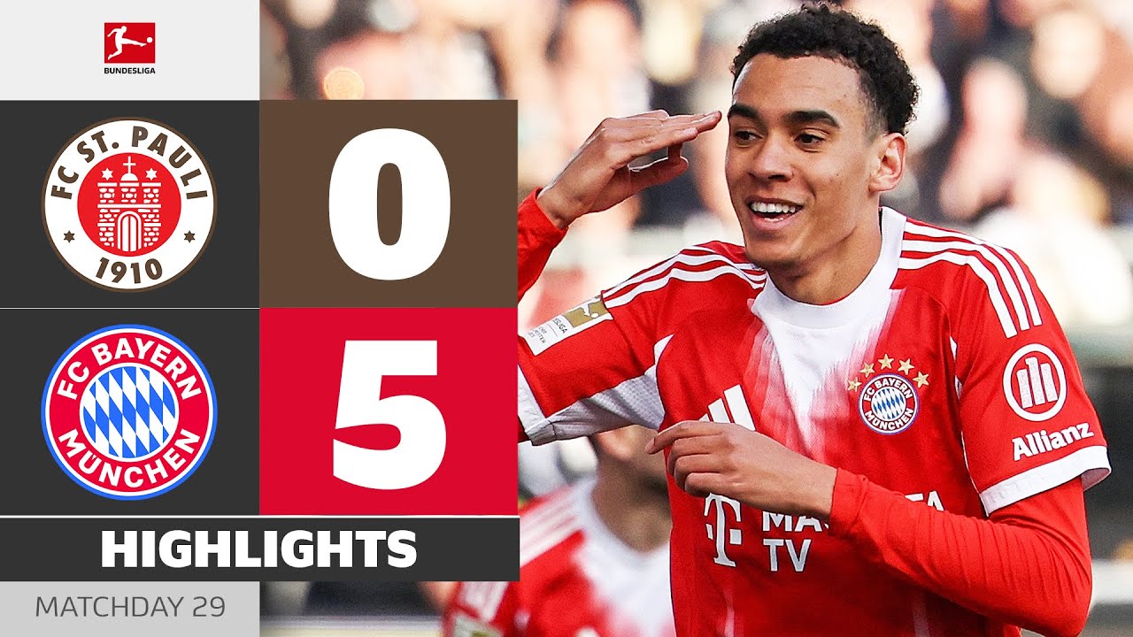 5 Goals! Huge Away Win In Hamburg! | ST. PAULI - FC BAYERN | Highlights | MD 29 &ndash; Bundesliga