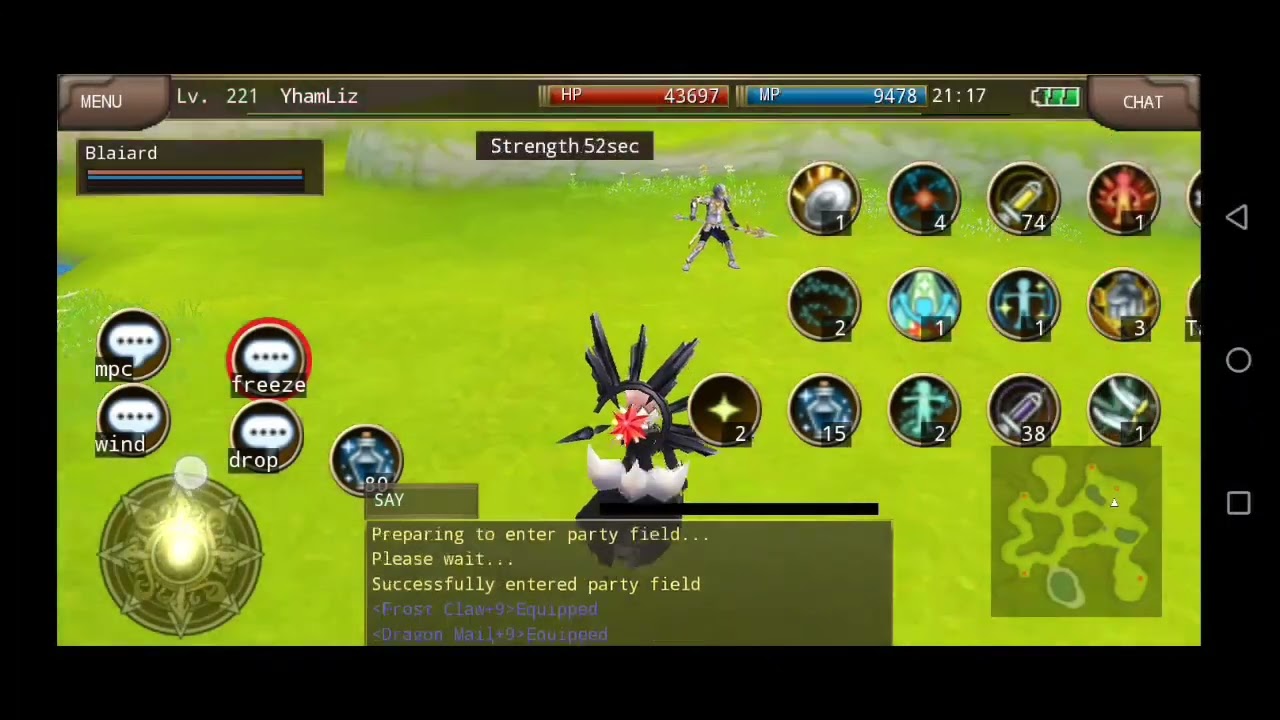 Iruna Online My Monk Hybrid build