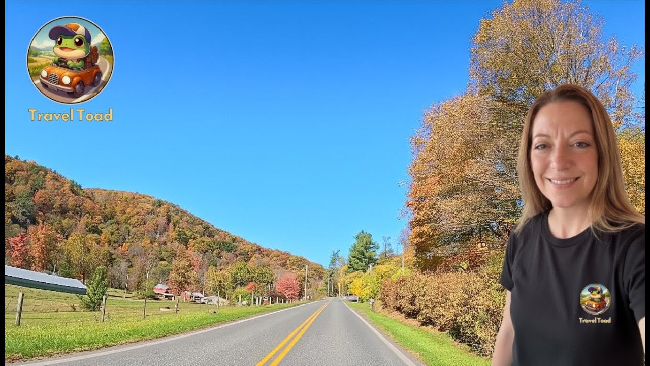 Beautiful Autumn Leaves in 4K | Virginia/West Virginia Road Trip Series | Part 1: Into the Mountains