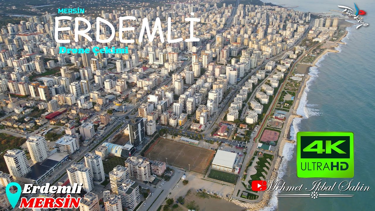 Mersin'in incisi - Erdemli ilçesi / MERSİN - Havadan 4K Drone Çekimi / 2.3.24