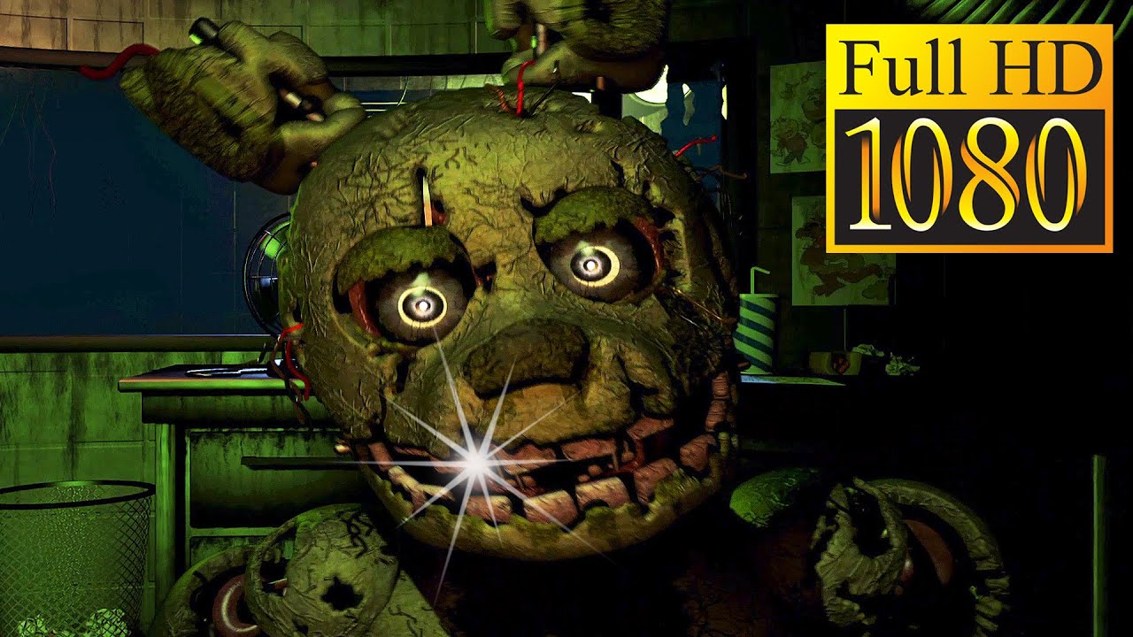 FNAF 3 Full HD Mod - Jumpscares / Extras / Gameplay