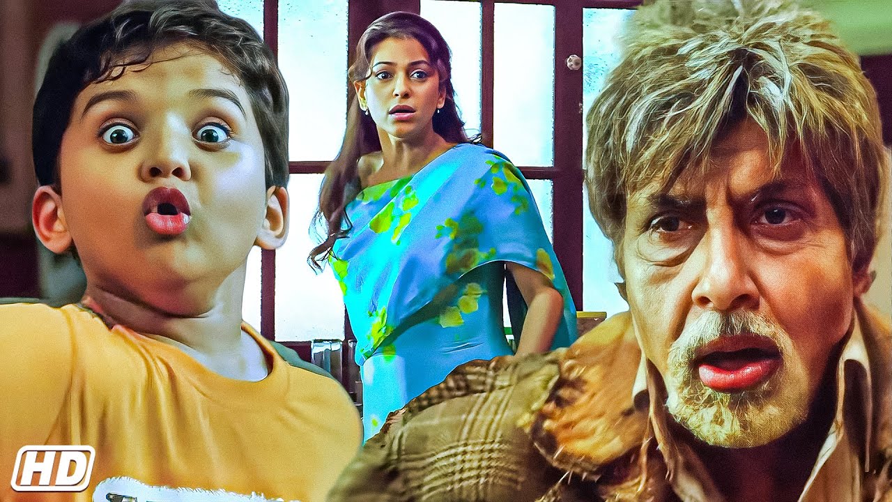 अमिताभ बच्चन की वजह से इस बच्चे की जान जाते-जाते बची | Bhoothnath Movie Emotional Seen | Juhi Chawla