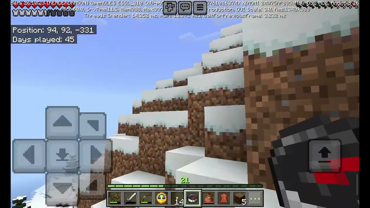 Me going back to my main place in minecraft