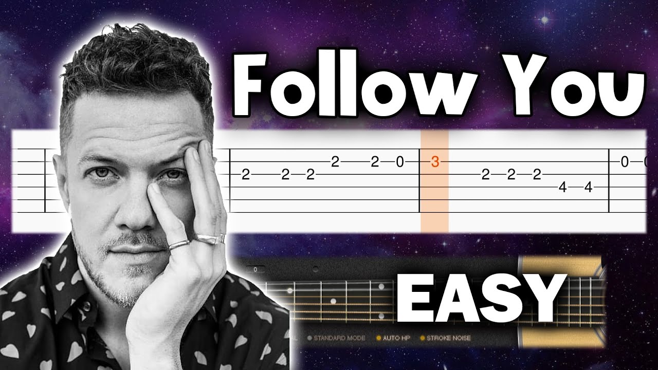 Imagine Dragons - Follow You - Guitar tutorial (TAB)