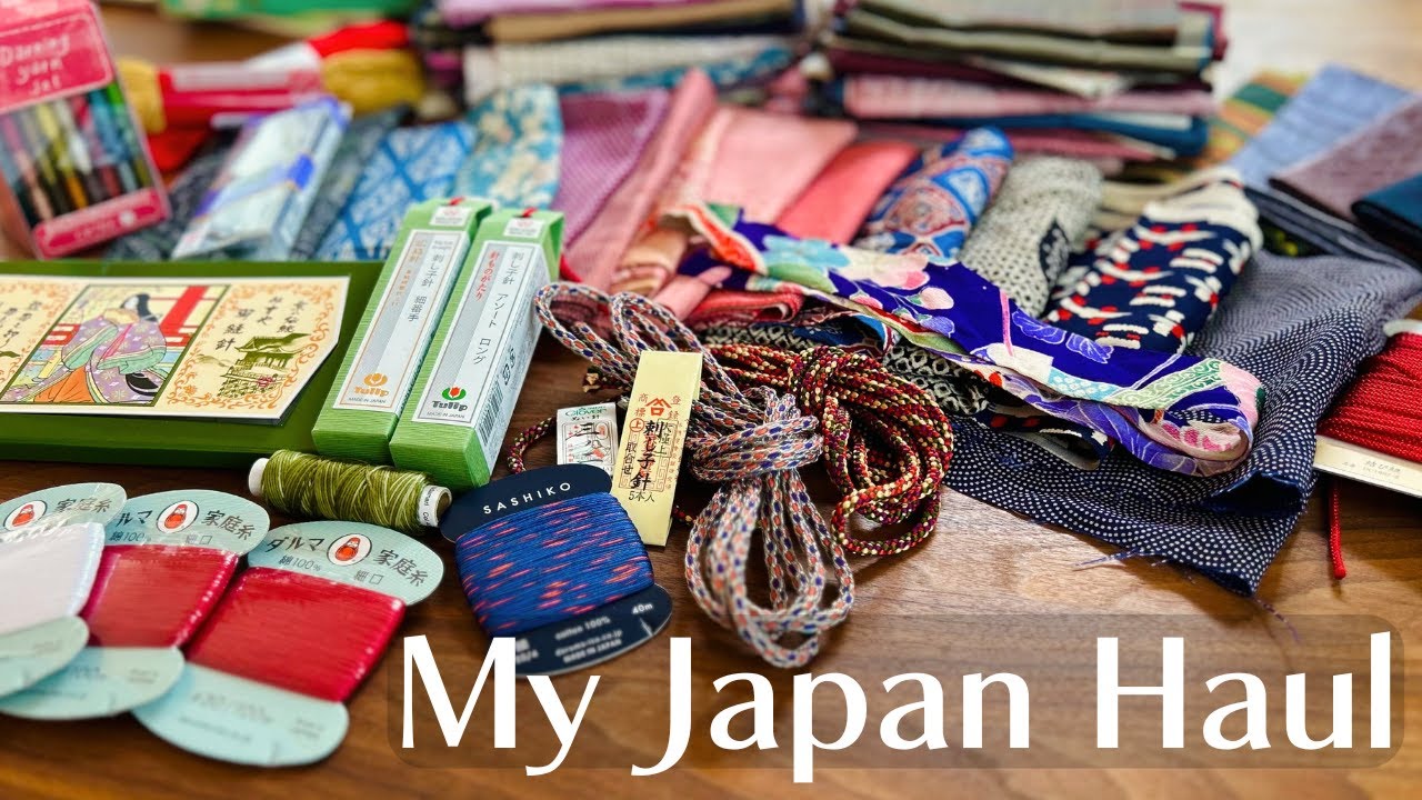 My Japan Haul | Sewing Supplies & Vintage Fabrics