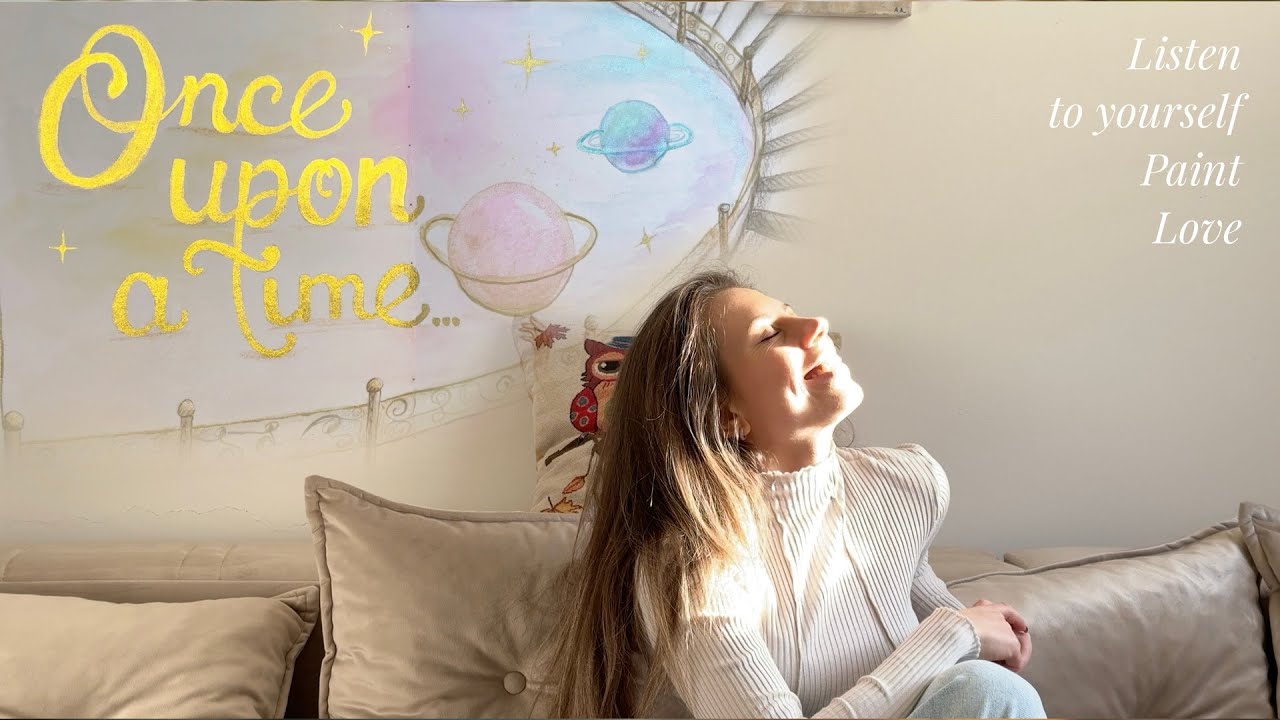 The Story of Finding Your Own World 💫| Follow your own heart 💙| Painting 🖌️