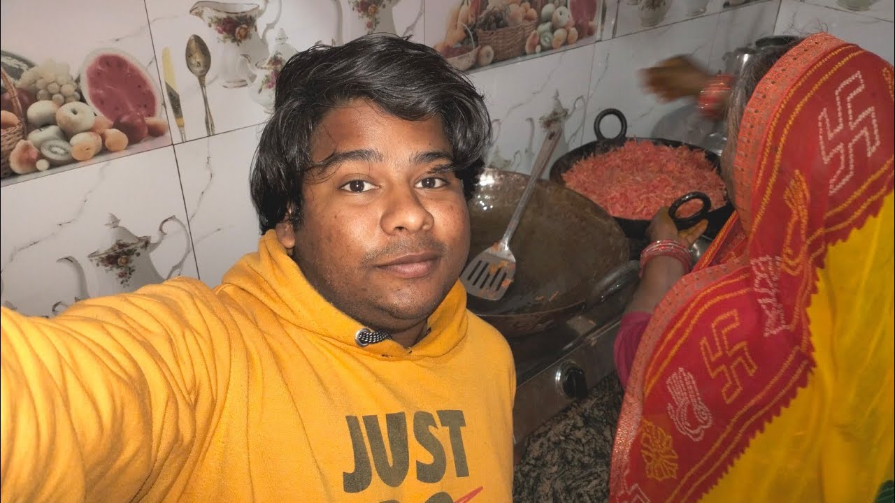 Maine Gajar Ka Halva Banaya 😍