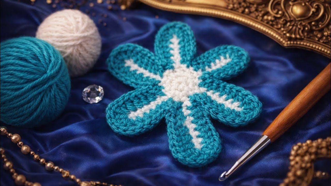 💯✨Extremely💝 fabulous 💖& brilliant 💕 crochet🧶flower🌸 with unique 💓 pattern.💫 How🌟 to make 💕 flower🌸?