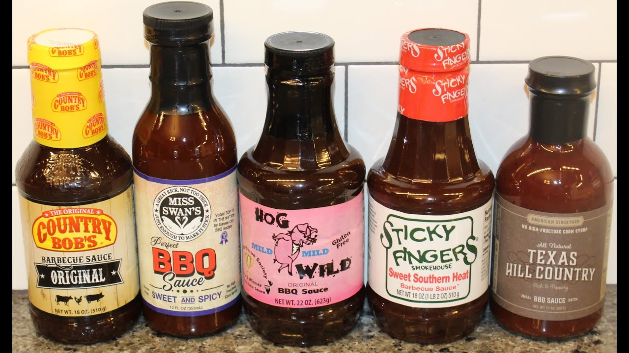 Country Bob’s, Miss Swan’s, Hog Wild, Sticky Fingers & Texas Hill Country BBQ Sauce Review