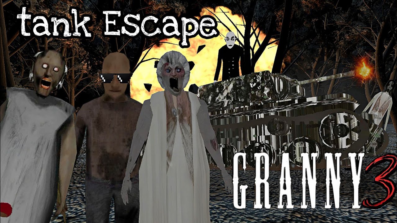 Granny 3 Tank Escape - Full Gameplay (Unofficial game)
